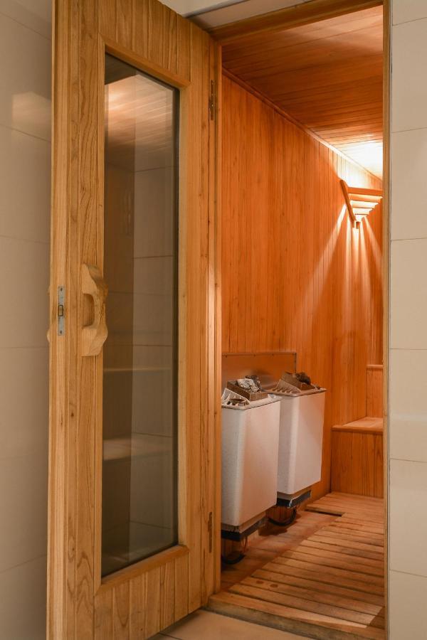 Diplomatichotel Мендоса Екстер'єр фото A modern Finnish sauna