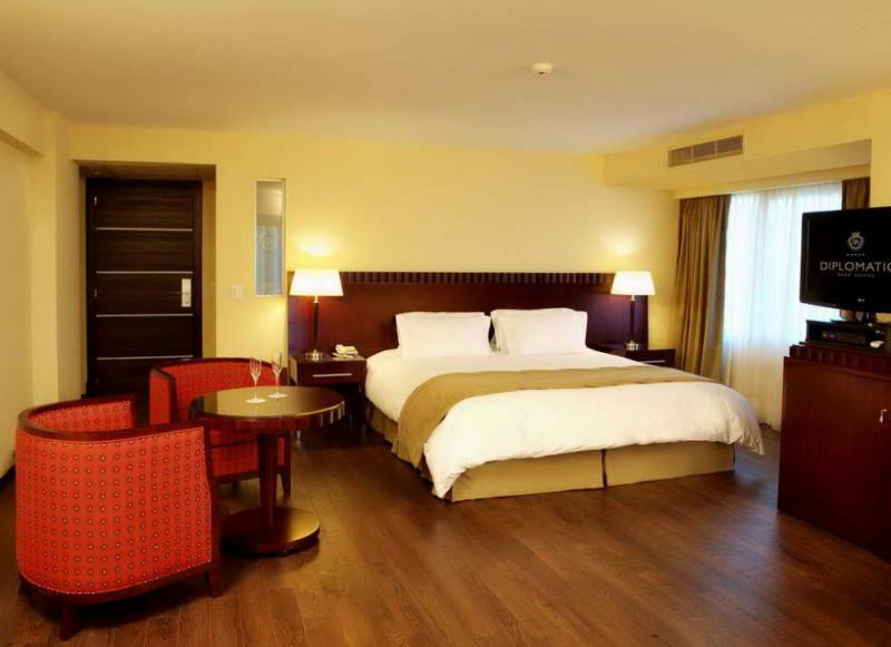 Diplomatichotel Мендоса Екстер'єр фото A room at the hotel